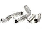 TUBE DE DESCENTE "DOWNPIPE" EN INOX AVEC CATALYSEURS ET PROTECTION THERMIQUE POUR BMW X5 M OU X6 M CODE MOTEUR S68 (2023+)