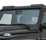 CASQUETTE DE PARE BRISE EN CARBONE AVEC LEDS MERCEDES CLASSE G III W464/W465 (2024+)