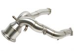 TUBE DE DESCENTE "DOWNPIPE" EN INOX (SANS CATALYSEURS ET SANS OU AVEC PROTECTION THERMIQUE) POUR AUDI A6 C8 OU A77 C8 MOTORISATION 3.0LI TFSI (2018+)