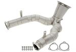 TUBE DE DESCENTE "DOWNPIPE" EN INOX (SANS CATALYSEURS ET SANS OU AVEC PROTECTION THERMIQUE) POUR AUDI A6 C8 OU A77 C8 MOTORISATION 3.0LI TFSI (2018+)