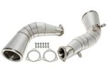TUBE DE DESCENTE "DOWNPIPE" EN INOX (SANS CATALYSEURS ET SANS OU AVEC PROTECTION THERMIQUE) POUR AUDI RS6 C8 OU RS7 C8 (2019+)