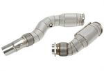 TUBE DE DESCENTE "DOWNPIPE" EN INOX AVEC CATALYSEUR POUR BMW M3 F80 OU M4 F82/F83 (2015/2020)