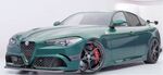 PERFORMANCE FLAPS DE PARE CHOC AVANT ALFA ROMEO GIULAI QUADRIFOGLIO "CUP" CS STYLE (2017+)