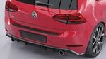 SPLITTER CENTRAL DE PARE CHOC ARRIERE VW GOLF VII GTI,GTD,GTE OU E-GOLF VII PHASE 2 CS STYLE (03-2017/2020)