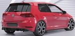 SPLITTER CENTRAL DE PARE CHOC ARRIERE VW GOLF VII GTI,GTD,GTE OU E-GOLF VII PHASE 2 CS STYLE (03-2017/2020)