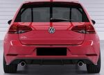 SPLITTER CENTRAL DE PARE CHOC ARRIERE VW GOLF VII GTI,GTD,GTE OU E-GOLF VII PHASE 2 CS STYLE (03-2017/2020)