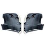 COQUES DE RETROS CHROMEES , PIANO BLACK  OU BLANC GLACIER POUR RETROVISEURS RENAULT TRAFIC III (2014/2019) OPEL VIVARO B (2014/2019) FIAT TALENTO TYPE 296 (2016+) NISSAN NV300 TYPE X82 (2016+)