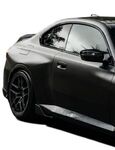 SPLITTERS/SABOTS DE BAS DE CAISSE ARRIERES (SET DE 2 PIECES EN ABS NOIR BRILLANT OU CARBONE) BMW SERIE 2 COUPE G42 PACK M (2021+)
