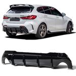 DIFFUSEUR ARRIÈRE BMW SERIE 1 F40 PACK M PIANO BLACK "GCPA DESIGN" (2019/2024)