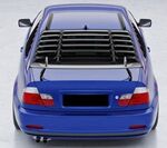 AILERON DE COFFRE A COL DE CYGNE BMW E46 COUPE "CS STYLE" (1998/2007)