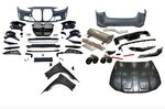 KIT CARROSSERIE AVANT OU COMPLET COMPATIBLE BMW SERIE 4 G22/G23 PHASE 1 LOOK M4 G82 (2019/2024)