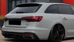 DIFFUSEUR DE PARE CHOC ARRIERE (RAJOUT CENTRAL) AUDI A4 B9 S LINE OU AUDI S4 B9 PHASE 2 "ING LINE" (05-2019/2024)