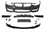 PARE CHOC AVANT COMPLET AVEC LAME INFERIEURE BMW SERIE 4 F32/F33/F36 LOOK M4 VERSION 2 (2013/2019)