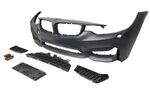 PARE CHOC AVANT COMPLET AVEC LAME INFERIEURE BMW SERIE 4 F32/F33/F36 LOOK M4 VERSION 2 (2013/2019)