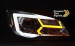 PHARES A LEDS SUBARU IMPREZA GD/GC AVEC CLIGNOTANTS DTS -DYNAMIC TURN SIGNAL- (2005/2007)