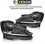 PHARES BLACKLINE XENON MERCEDES CLASSE C W204 PHASE 2 OEM LOOK (03-2011/2014)
