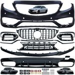 KIT CARROSSERIE MERCEDES CLASSE C W205/S205 AMG BERLINE/KOMBI ESTATE LOOK C63 AMG (02-2014/2021)