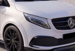 SPLITTERS DE PARE CHOC AVANT MERCEDES CLASSE V W447 PHASE 2 STANDARD "ST LINE"(2019/2024)