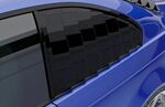 PRISES D'AIR DE VITRES ARRIERES TYPE "LOUVERS"  BMW SERIE 3 E46 COUPE "CUP" CS STYLE (1999/2007)