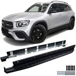 JEU DE BAS DE CAISSE MERCEDES GLB X247 TYPE MARCHE PIEDS EN ALU BROSSE (2019+)
