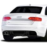 DIFFUSEUR ARRIERE AUDI A4 B8/8K PHASE 1 STANDARD LOOK R DESIGN (07-2007/10-2011)