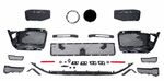 KIT CARROSSERIE WIDEBODY COMPLET MERCEDES CLASSE G W463 LOOK CLASSE G W465 G63AMG (2008/2017)