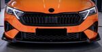 LAME DE PARE CHOC AVANT SKODA OCTAVIA IV RS TYPE NX PHASE 1 "DTM CUP PIANO BLACK" MLT DESIGN (2020/2024) OU PHASE 2 (2024+)