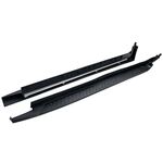 JEU DE BAS DE CAISSE COMPATIBLE BMW X3 F25 STANDARD "TYPE MARCHE PIEDS EN ALU BROSSE" (2010/2017)
