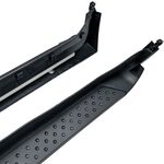 JEU DE BAS DE CAISSE COMPATIBLE BMW X3 F25 STANDARD "TYPE MARCHE PIEDS EN ALU BROSSE" (2010/2017)