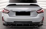 EXTENSION DE BECQUET DE COFFRE COMPATIBLE BMW SERIE 2 G42/G87 COUPE TYPE "3D GLOSS BLACK" (2019+)