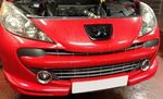 SPLITTERS DE PARE CHOC AVANT PEUGEOT 207 PHASE 1 (2006/06-2009) OU PHASE 2 (07-2009/2012)