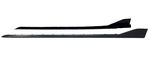 JEU DE BAS DE CAISSE (RAJOUTS EN ABS) COMPATIBLE BMW SERIE 1 F40 PACK M OU M135I "EUROLINE" (10-2019/2024)