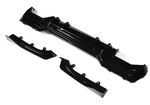 DIFFUSEUR DE PARE CHOC ARRIERE+ SPLITTERS LATERAUX BMW SERIE 4 G22/G23 PACK M "GCPA K DESIGN" (2021/2026)