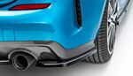 LAME DE PARE CHOC ARRIERE ET SPLITTERS LATERAUX COMPATIBLES BMW SERIE 2 F44 GRAN COUPE PACK M  DUAL " PLAT" MX (2019/2024)