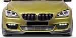 SPLITTERS DE PARE CHOC AVANT EN CARBONE BMW SERIE 6 F12/F13/F06 PACK M (2012/2017)