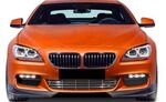 SPLITTERS DE PARE CHOC AVANT EN CARBONE BMW SERIE 6 F12/F13/F06 PACK M (2012/2017)