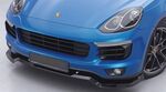 LAME DE PARE CHOC AVANT PORSCHE CAYENNE 958 STANDARD PHASE 2 CS STYLE "CUP" (2014/2018)