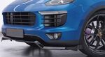 LAME DE PARE CHOC AVANT PORSCHE CAYENNE 958 STANDARD PHASE 2 CS STYLE "CUP" (2014/2018)