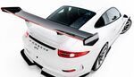 AILERON DE COFFRE CARBONE RACING LINE Porsche 991 GT3 AVEC ECLAIRAGE LEDS DEFILANTS  V1 / V2 (2011/2016)