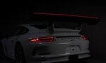 AILERON DE COFFRE CARBONE RACING LINE Porsche 991 GT3 AVEC ECLAIRAGE LEDS DEFILANTS  V1 / V2 (2011/2016)