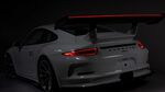 AILERON DE COFFRE CARBONE RACING LINE Porsche 991 GT3 AVEC ECLAIRAGE LEDS DEFILANTS  V1 / V2 (2011/2016)