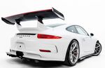 AILERON DE COFFRE CARBONE RACING LINE Porsche 991 GT3 AVEC ECLAIRAGE LEDS DEFILANTS  V1 / V2 (2011/2016)