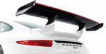 AILERON DE COFFRE CARBONE RACING LINE Porsche 991 GT3 AVEC ECLAIRAGE LEDS DEFILANTS  V1 / V2 (2011/2016)