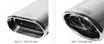 SILENCIEUX ARRIERE ACIER/INOX TYPE DUPLEX HONDA ACCORD BERLINE 1,6i 1,8iS 2,0i 2,3i (1999/2002)