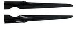 JEU DE BAS DE CAISSE (RAJOUTS EN ABS) BMW X3 G45 PACK M KT LINE PIANO BLACK FINISH (2025+)