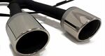 EMBOUTS D'ECHAPPEMENT CENTRAUX LOOK R32 VW GOLF V,VW GOLF VI OU VW SCIROCCO 2X100MM