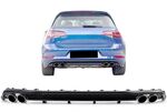 DIFFUSEUR ARRIERE VW GOLF VII STANDARD PHASE 2 ° EMBOUTS FICTIFS LOOK R DESIGN (02-2017/2020)