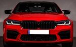 KIT CARROSSERIE COMPLET COMPATIBLE BMW SERIE 5 G30 PHASE 2 LOOK M5 "V1" (10-2020/2023)