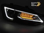 PHARES A LEDS "REAL DRL" FULL LEDS DESIGN VW POLO 6R/6C  (avec vrais feux de jour et clignotants à leds) AVEC FONCTION DTS -DYNAMIC TURN SYSTEM-(2009/03-2017)
