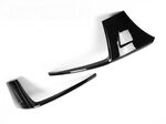 SPLITTERS DE PARE CHOC AVANT VW BUS T6 STANDARD "PIANO BLACK FINISH" (2015/05-2019)